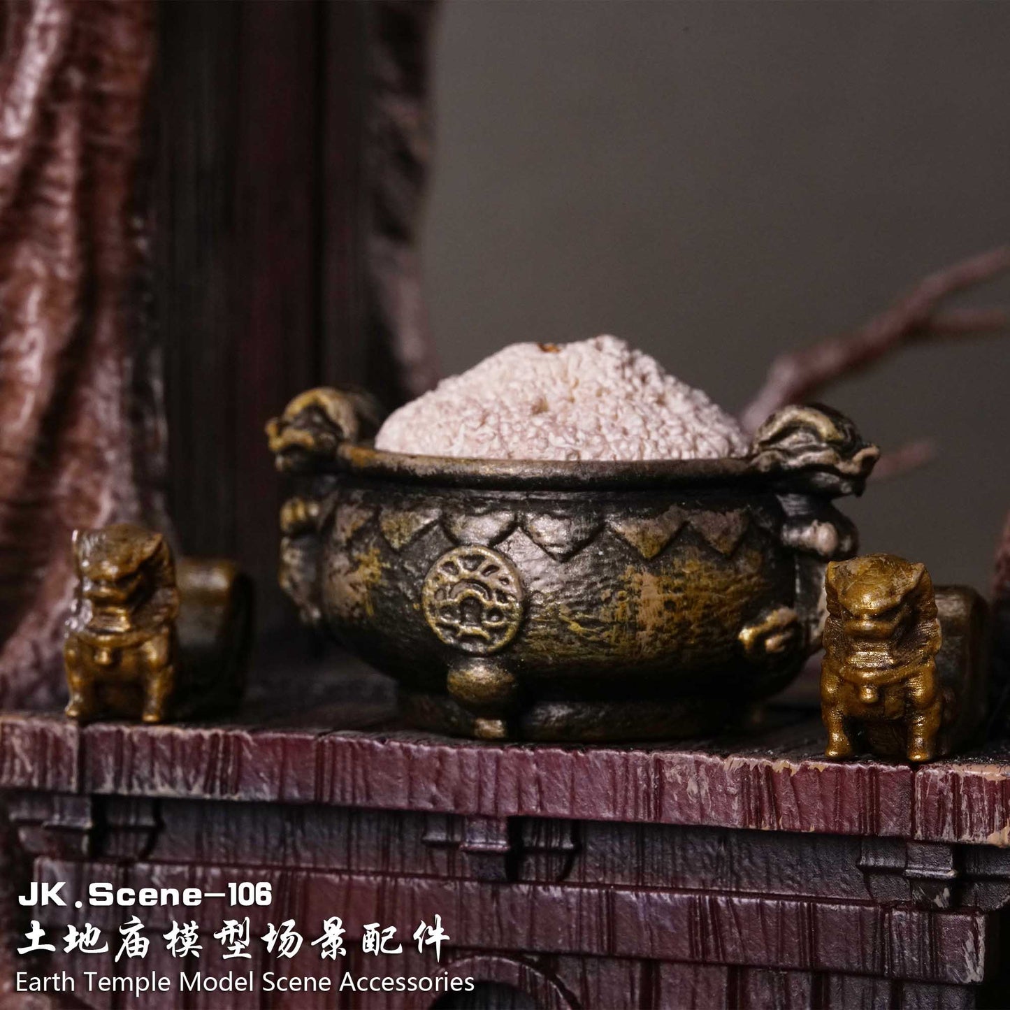 Jacksdo Studio - Earth Temple Model Scene Accessories (JK.Scene-106) | 土地庙模型场景配件 (JK.Scene-106)