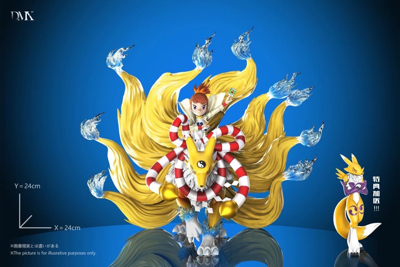 DMX STUDIO Digimon Tamers Kyubimon & Ruki & Renamon Three-Piece Set - Image 9
