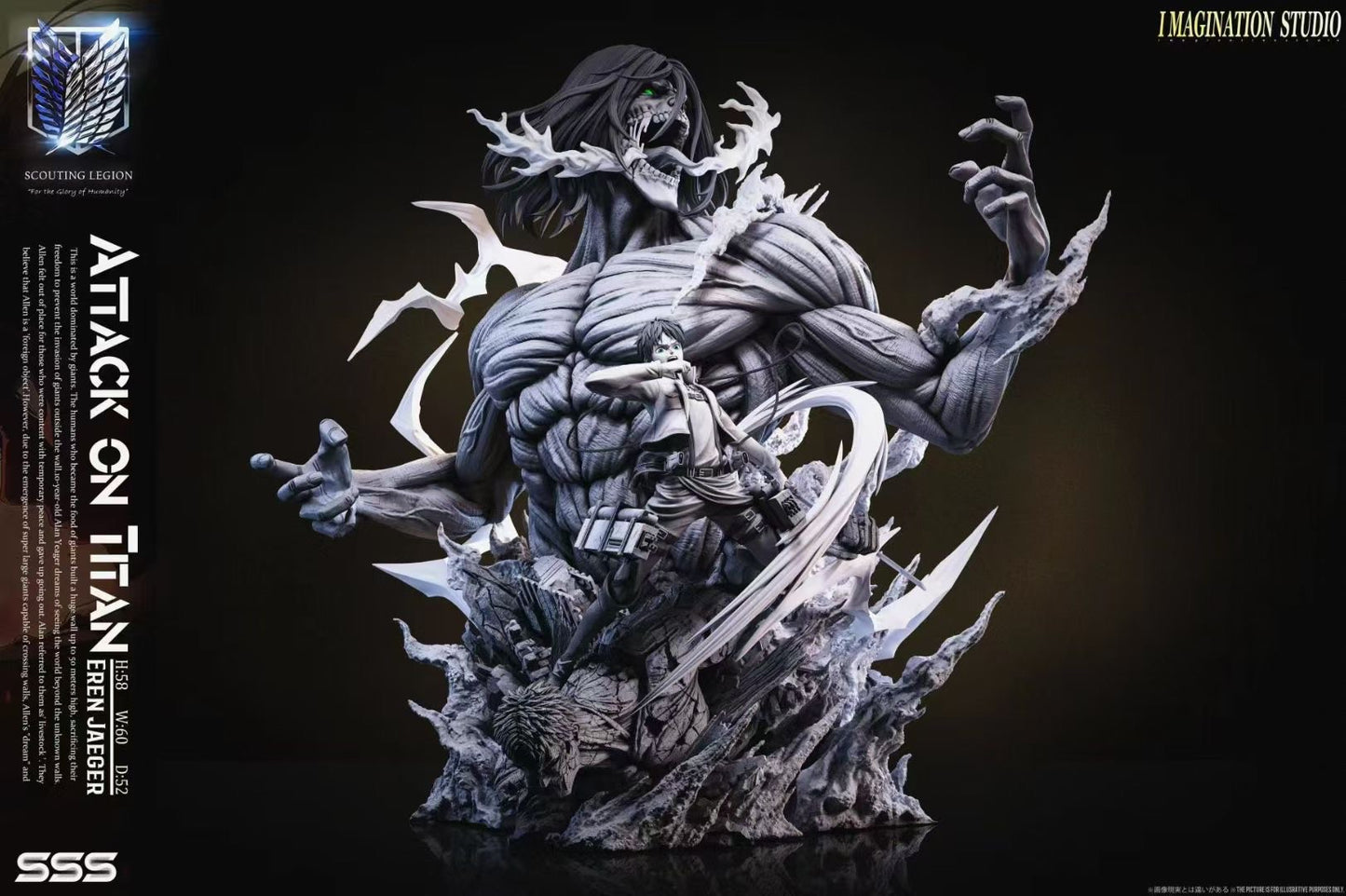 Eren Yeager Statue - Image 2