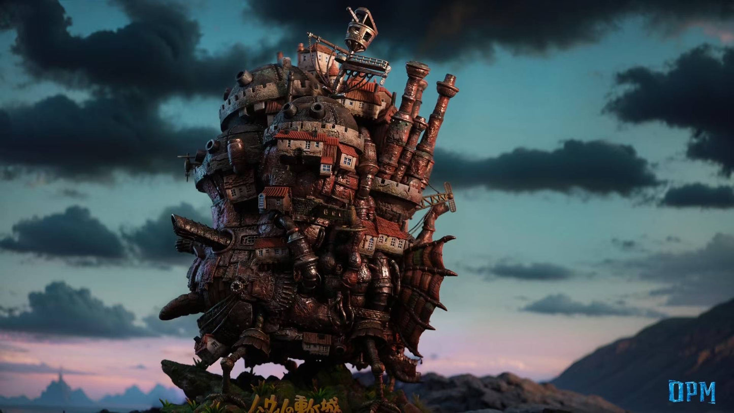 Hayao Miyazaki Desktop Scene Series 009 - Howl's Moving Castle - Walking Castle - Image 1