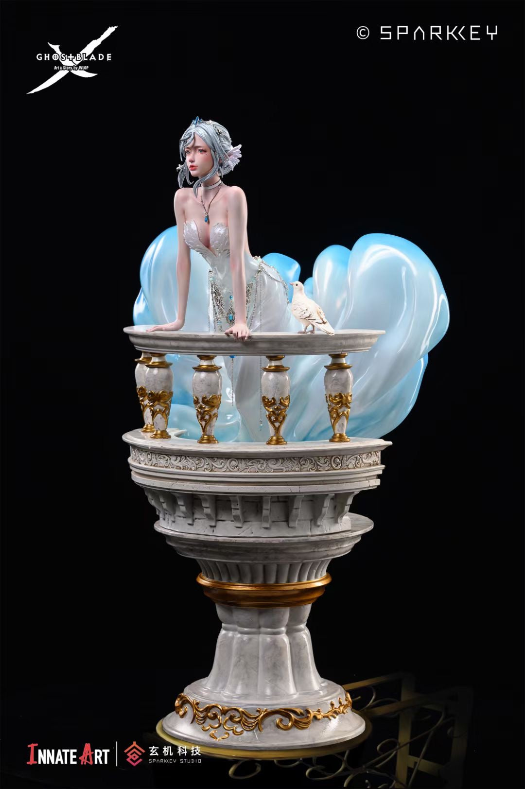 Sparkey x WLOP - Licensed Gaze Ghostblade Princess Yan | 版权 遥望 鬼刀海琴烟