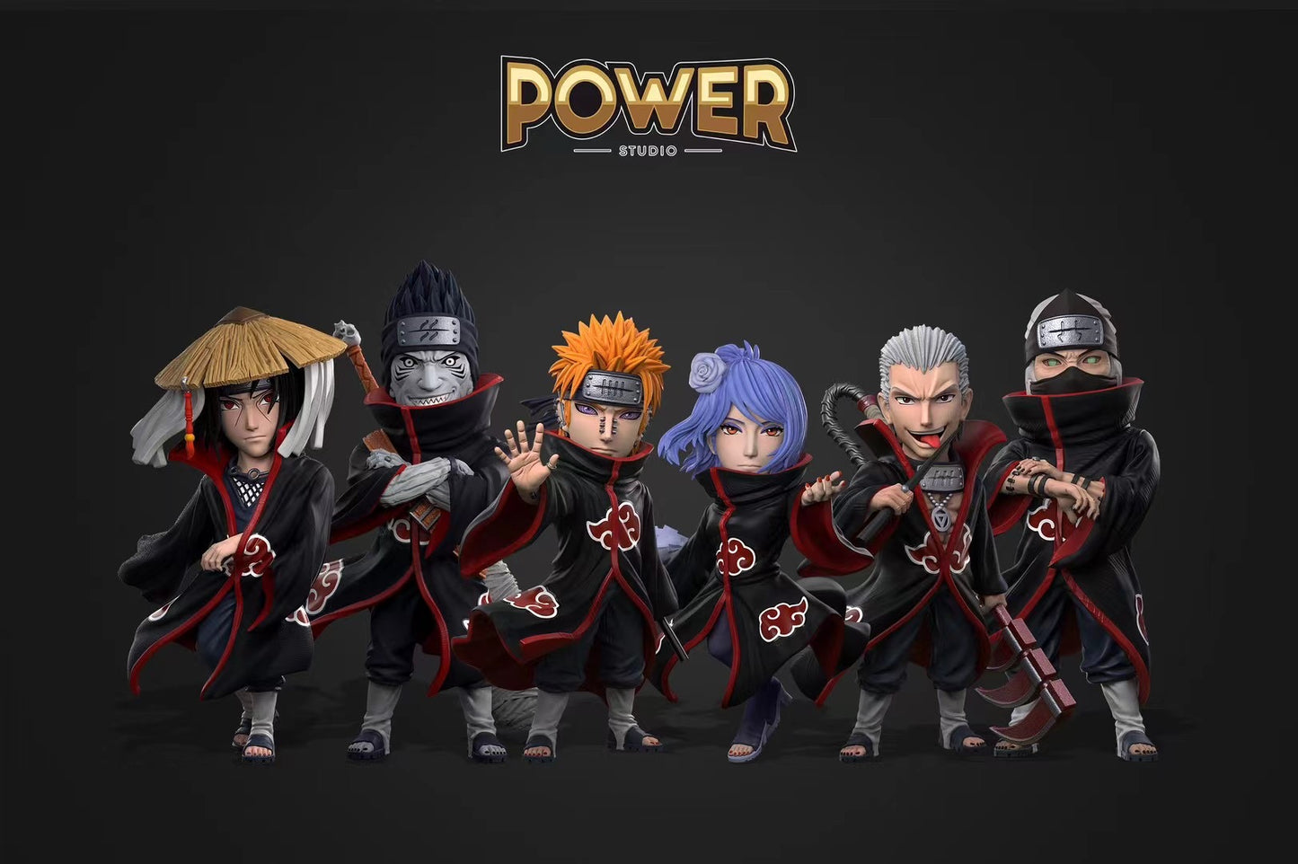 Power Studio - Akatsuki Third Series Hidan & Kakuzu | 晓组织第三弹 飞段 & 角都