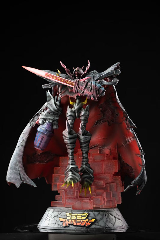 MO Studio x PaPa Studio - Omegamon Zwart (Damaged Version) | 奥米加兽兹瓦特 (战损版)