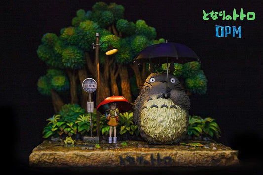OPM Studio - Desktop Scene My Neighbor Totoro | 桌面小场景 龙猫车站