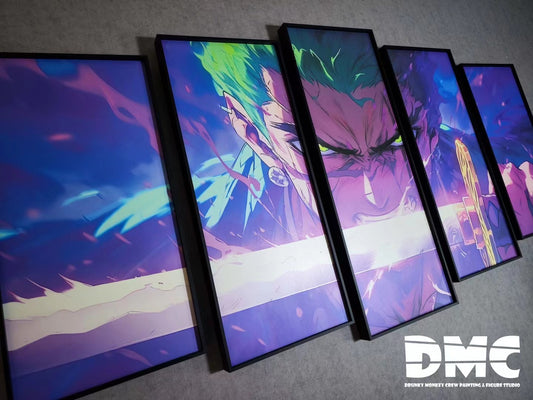 Drunky Monkey Crew - Roronoa Zoro Wall Art | 索隆 装饰画