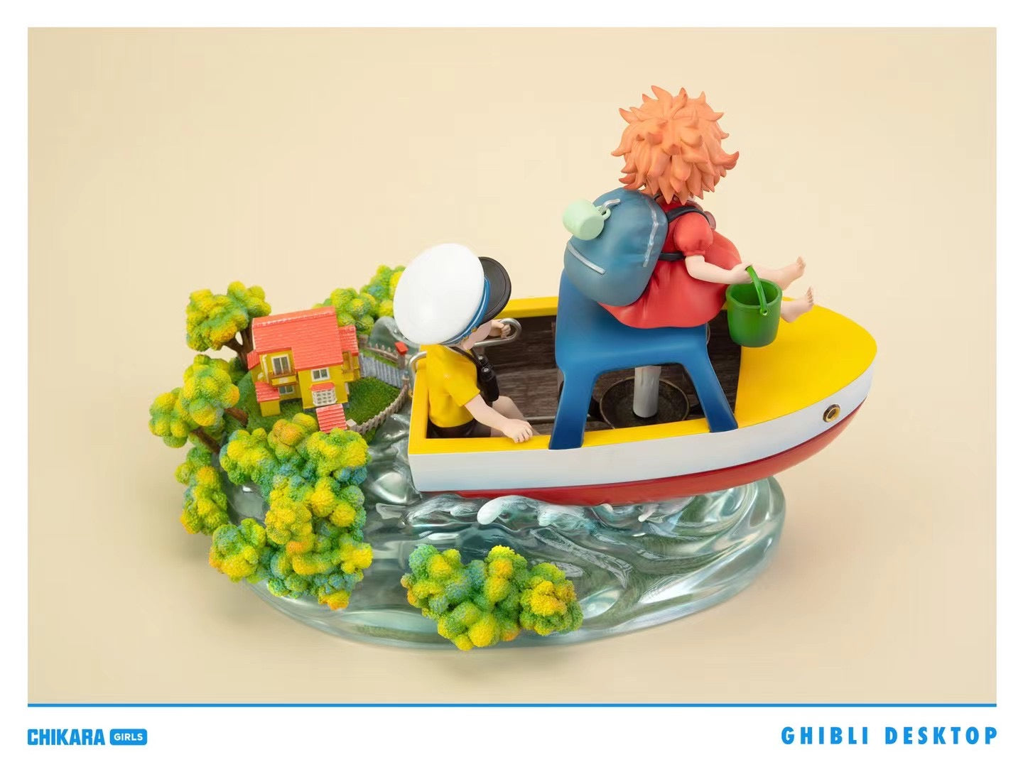 Chikara Studio - Ponyo on the Cliff (Desktop Series) | 悬崖上金的鱼姬 (桌面系列)