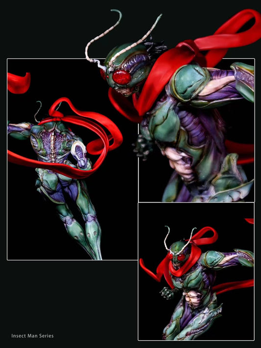 TianYe Studio x YE233 - Locust Man GK Kit | 蝗虫人白模