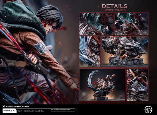 Hertz Studio - Levi Ackerman vs Zeke Jaeger Beast Titan | 阿克曼 利威尔 兵长 vs 吉克 兽之巨人