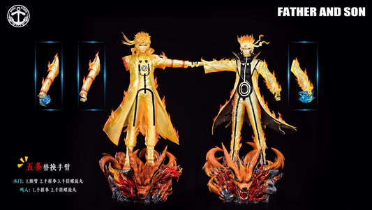 Surge Studio - Door Gods Series Minato Namikaze & Naruto Uzumaki | 门神系列 波风水门 & 漩涡鸣人