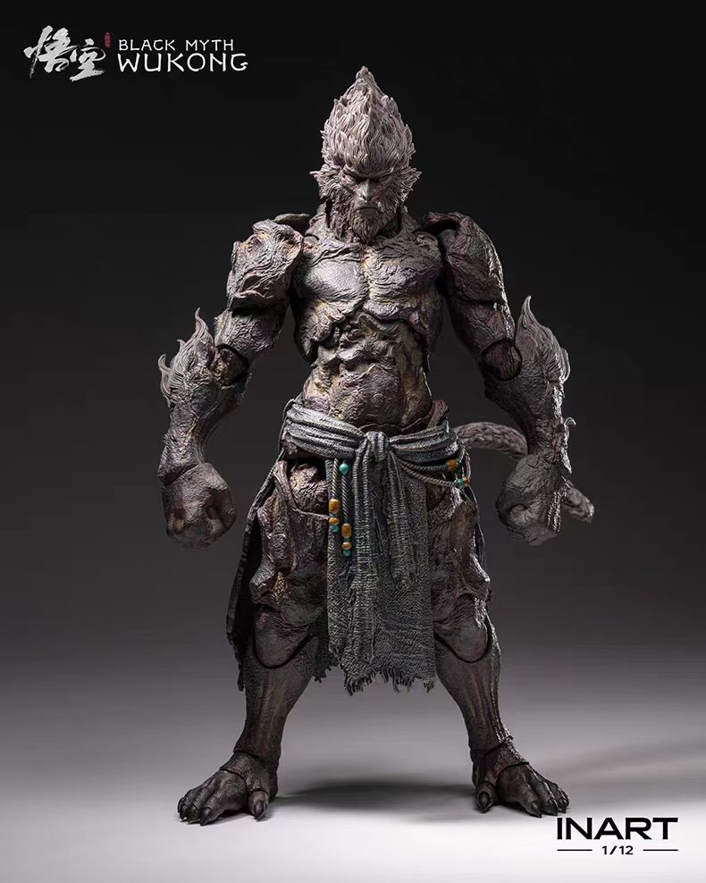 INART - Licensed Black Myth Wukong Stone Monkey 1/12 Action Figure