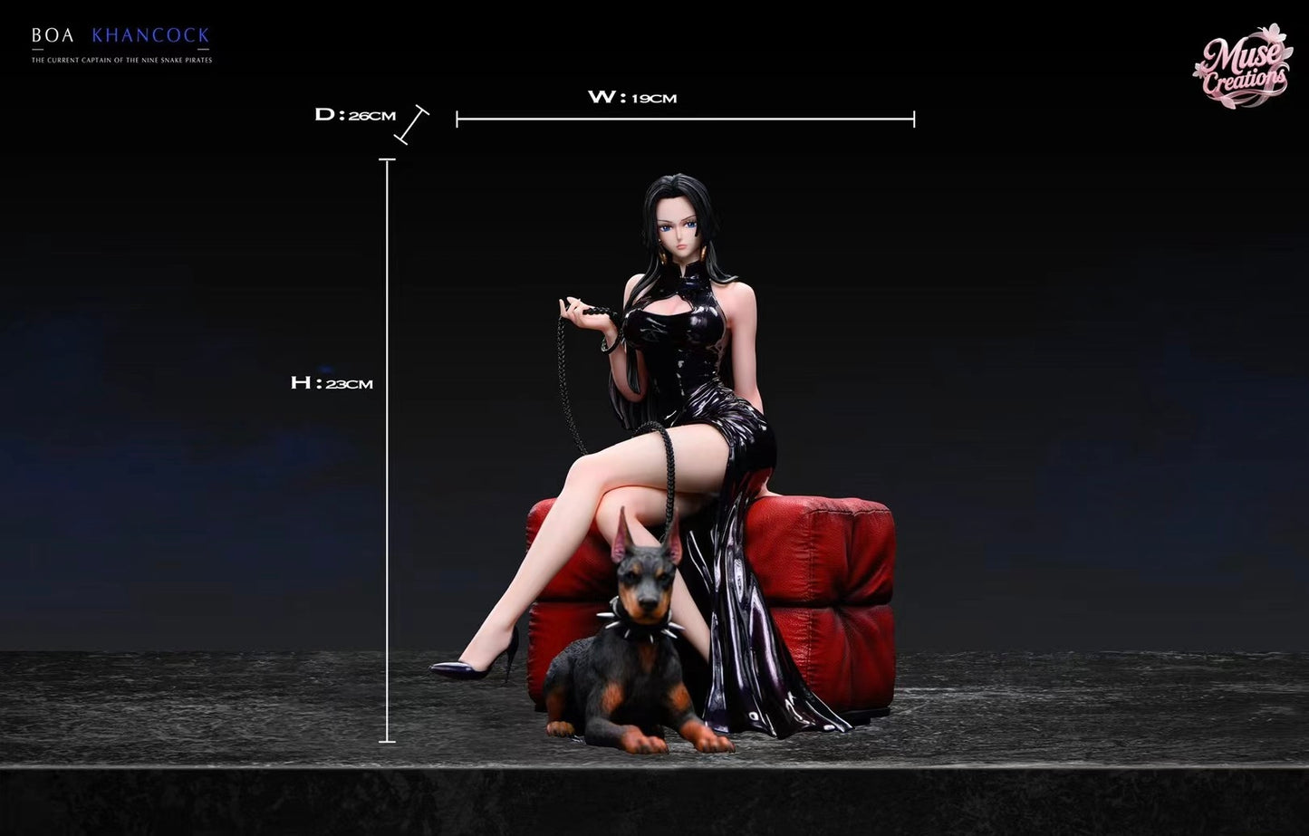 MUSE STUDIO - Empress with Dog Leather Outfit | 牵狗女帝 皮衣版 - Image 7