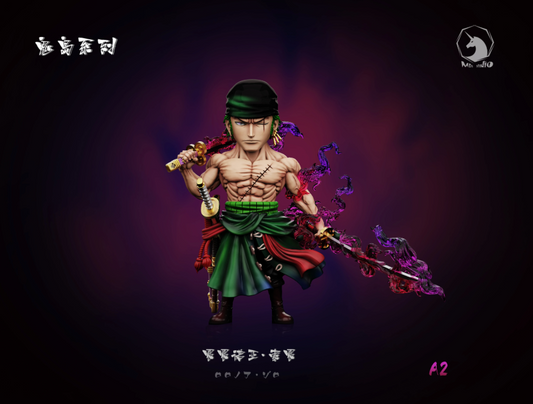 MDS Studio - Destiny Confrontation Onigashima Facing Battle Zoro | 宿命对决 鬼岛迎战索隆