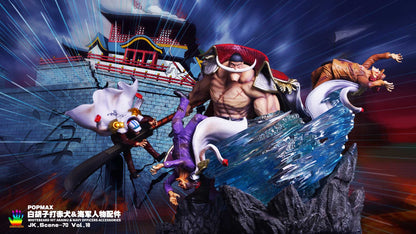 JacksDo Studio - POPMAX Whitebeard Hit Akainu & Navy Officers Accessories | POPMAX白胡子打赤犬和海军人物配件