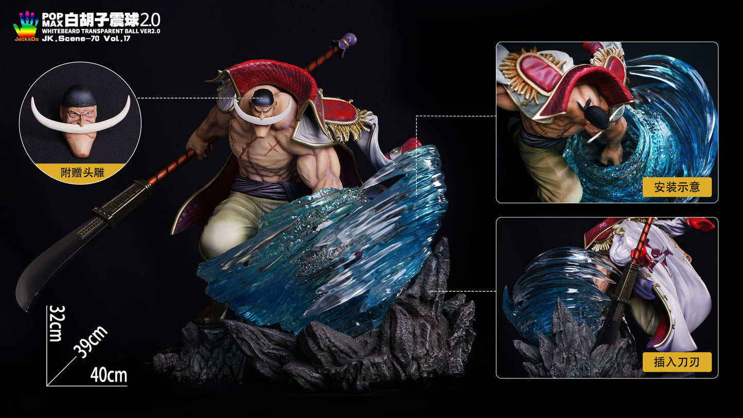 JacksDo Studio - POPMAX Whitebeard Transparent Ball Ver2.0 | POPMAX白胡子震球 2.0