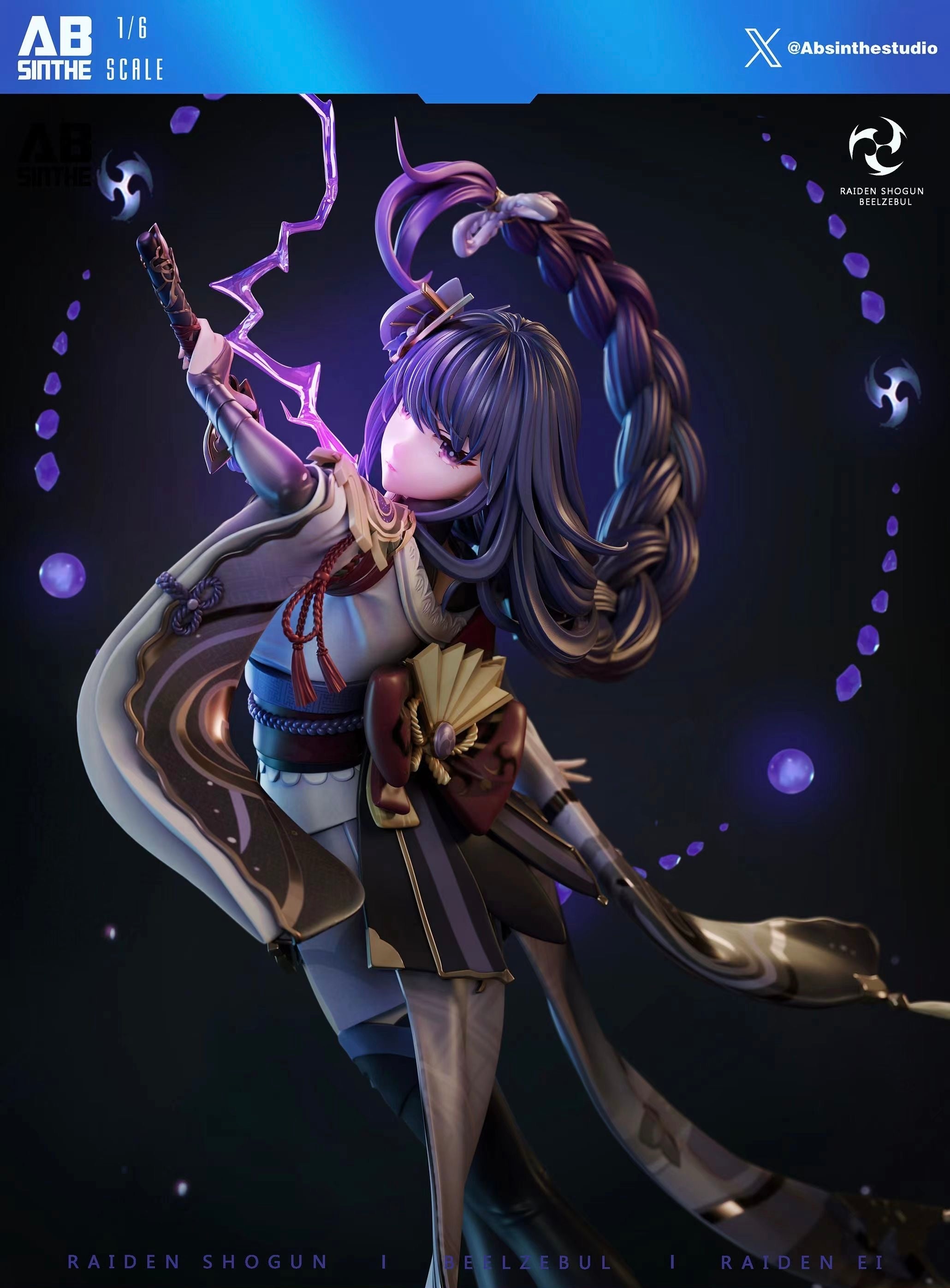 ABsinthe Studio - Genshin Impact Beelzebul | 原神雷电将军