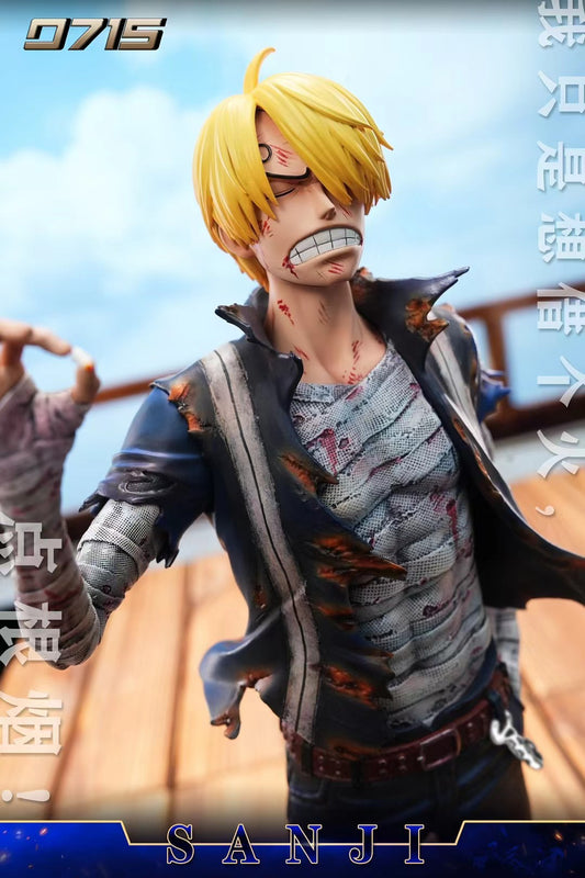 0715 Studio - One Piece Battle Damaged Series Vol 2 Skypiea Sanji | 海贼王 战损系列第二弹 空岛山治 - Image 1