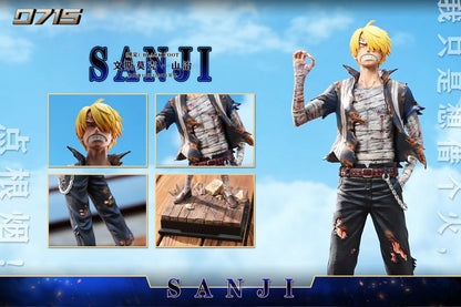 0715 Studio - One Piece Battle Damaged Series Vol 2 Skypiea Sanji | 海贼王 战损系列第二弹 空岛山治 - Image 3