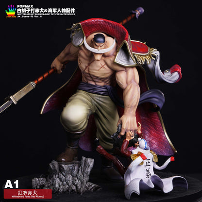 JacksDo Studio - POPMAX Whitebeard Hit Akainu & Navy Officers Accessories | POPMAX白胡子打赤犬和海军人物配件