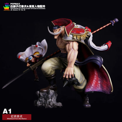 JacksDo Studio - POPMAX Whitebeard Hit Akainu & Navy Officers Accessories | POPMAX白胡子打赤犬和海军人物配件