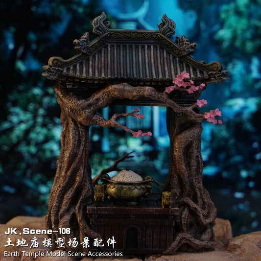 Jacksdo Studio - Earth Temple Model Scene Accessories (JK.Scene-106) | 土地庙模型场景配件 (JK.Scene-106)