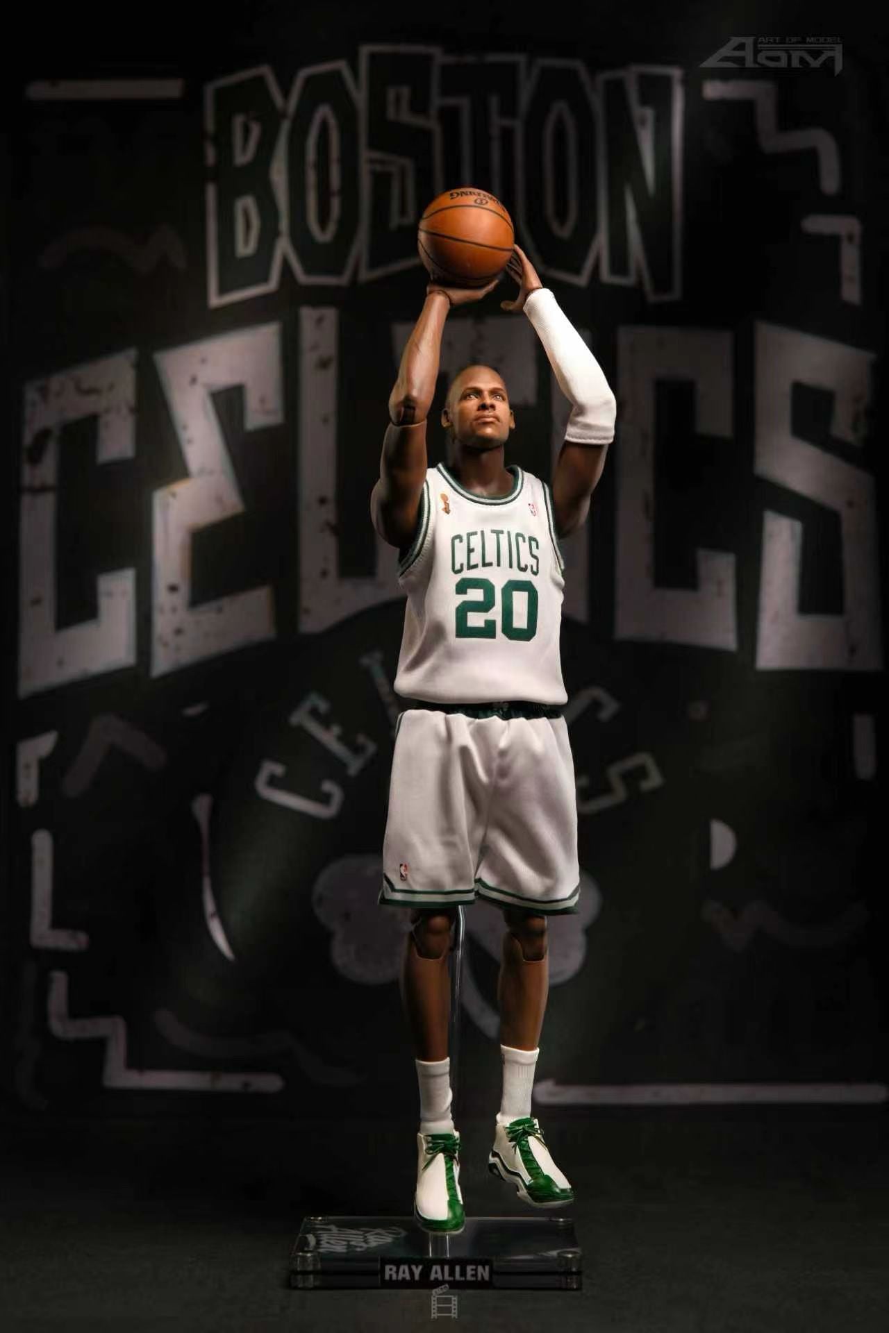 AOM Studio - AOM 1/6 Celtics Big Three Ray Allen 08 Championship Set | AOM 1/6 绿军三巨头 雷阿伦08夺冠套装 - Image 4