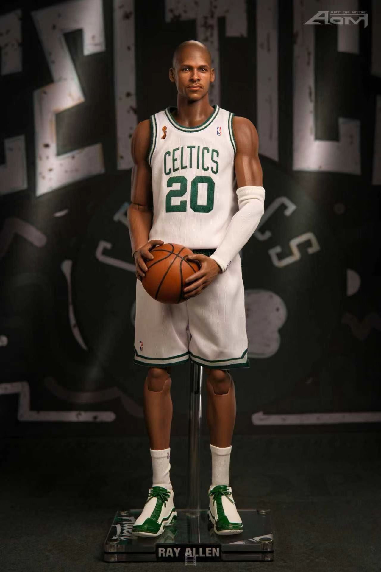 AOM Studio - AOM 1/6 Celtics Big Three Ray Allen 08 Championship Set | AOM 1/6 绿军三巨头 雷阿伦08夺冠套装 - Image 1