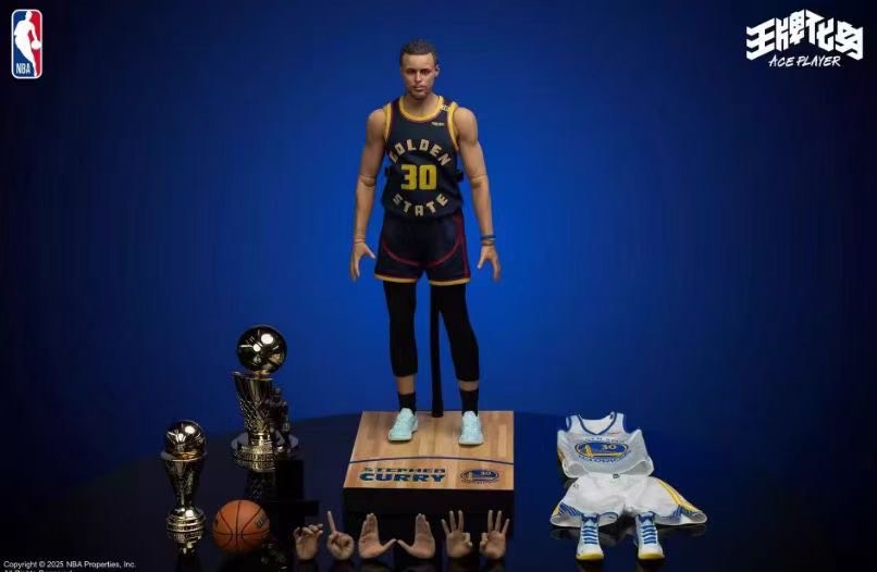 Ace Avatar Stephen Curry 1/6 Wax-level Action Figure Regular Version - Image 1