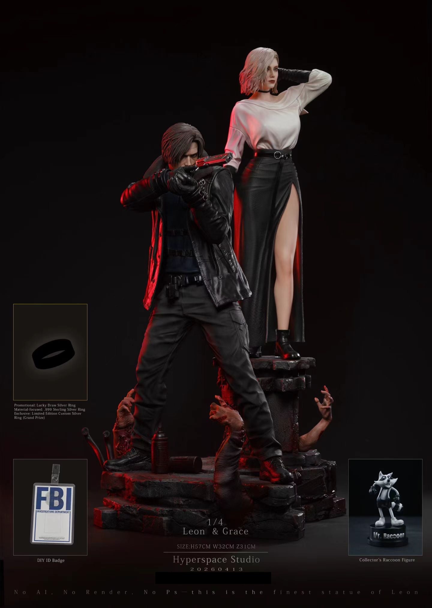 Hyperspace Studio - Resident Evil Requiem Series Leon and Grace | 生化危机 安魂曲系列 里昂与格雷斯