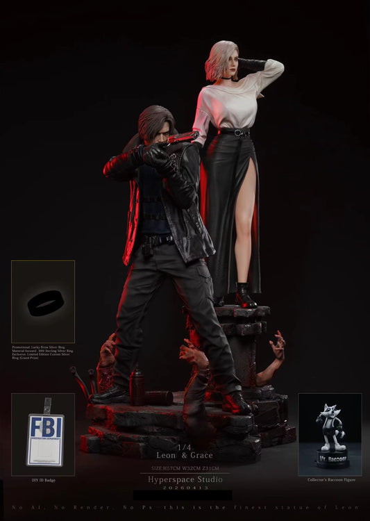 Hyperspace Studio - Resident Evil Requiem Series Leon and Grace | 生化危机 安魂曲系列 里昂与格雷斯