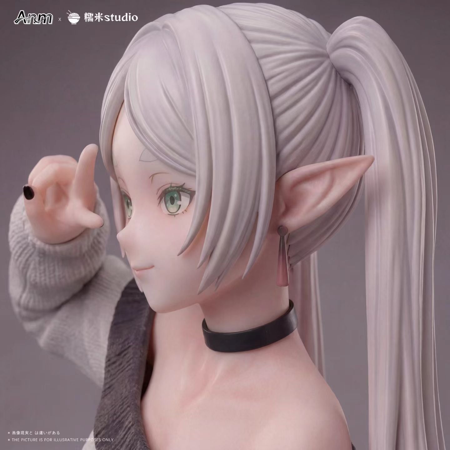 ANM×糯米studio - Frieren Beyond Journey's End Beauty Black Stockings Version | 葬送的芙莉莲 美女芙莉莲黑丝版本 - Image 4