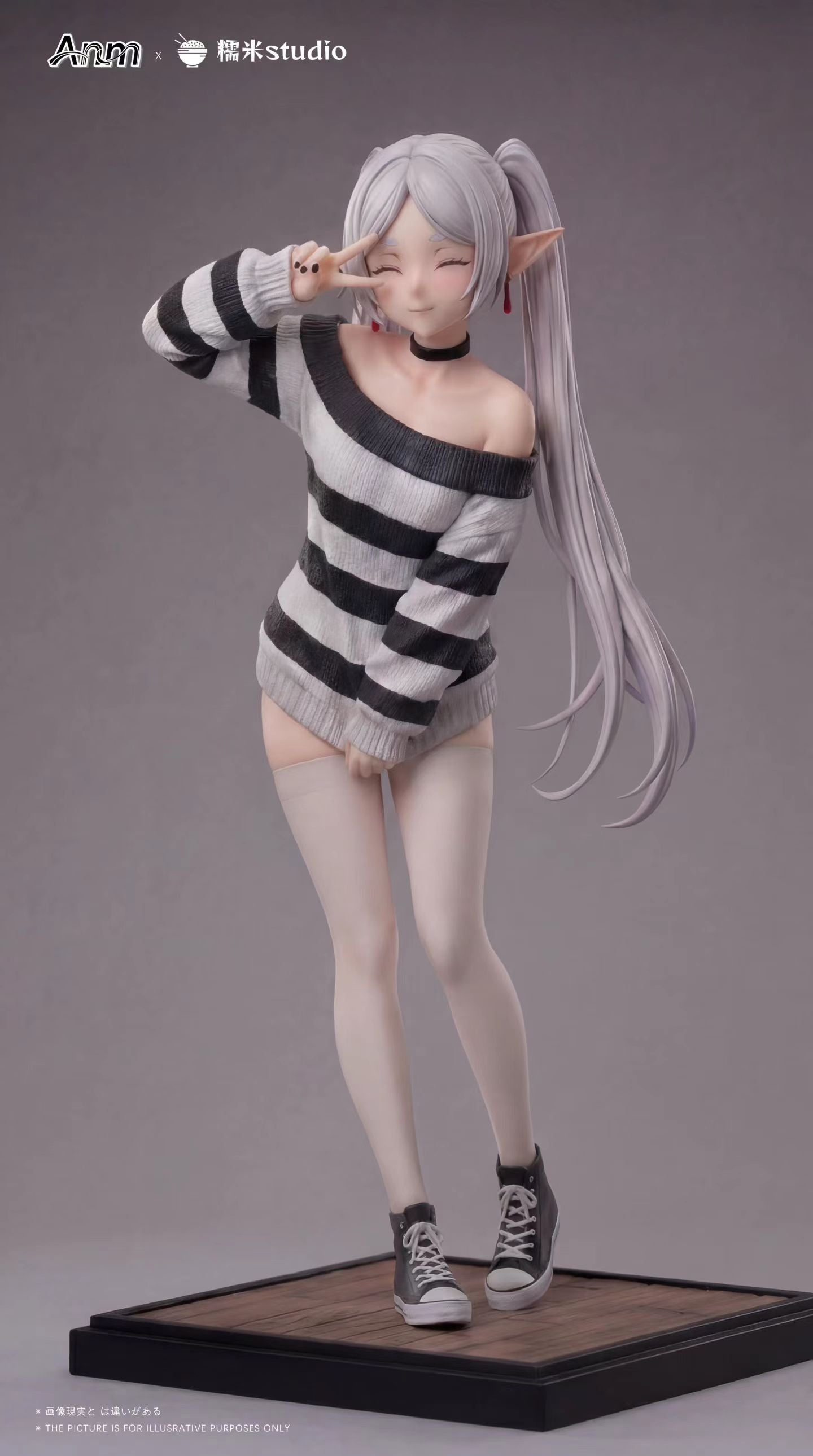 ANM×糯米studio - Frieren Beyond Journey's End Beauty Black Stockings Version | 葬送的芙莉莲 美女芙莉莲黑丝版本 - Image 2