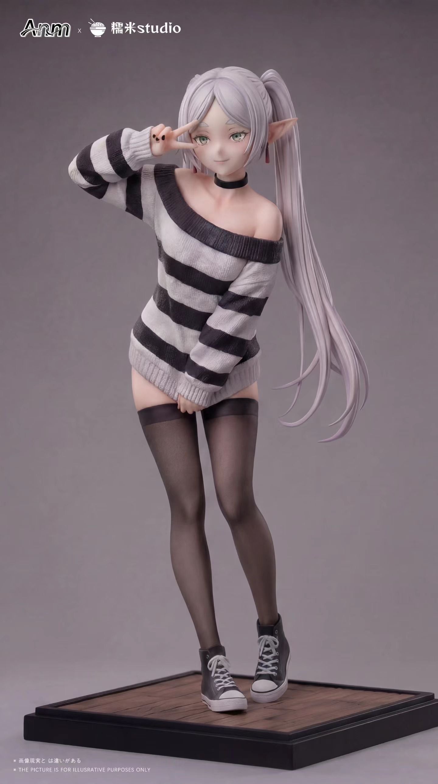 ANM×糯米studio - Frieren Beyond Journey's End Beauty Black Stockings Version | 葬送的芙莉莲 美女芙莉莲黑丝版本 - Image 5