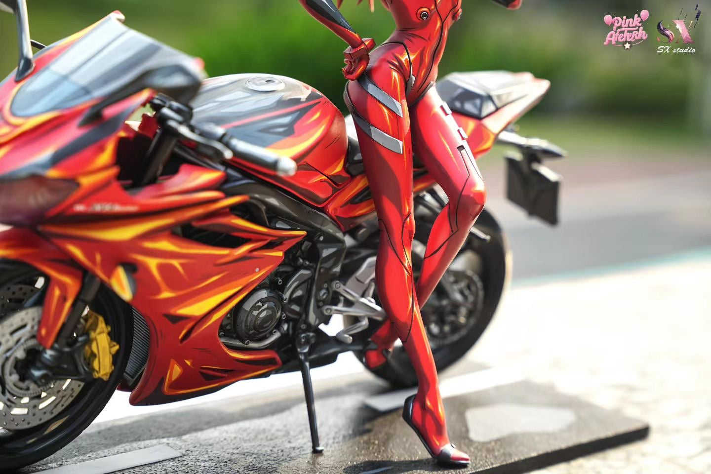 Aetheria Studios & SX Studio - Motorcycle Girl Asuka | 摩托机车少女明日香 - Image 7