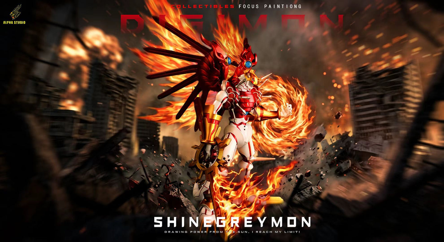 Alpha Studio - Alpha Studio Digimon Savers ShineGreymon | Alpha Studio 数码宝贝拯救者 闪光暴龙兽 - Image 1