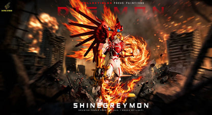 Alpha Studio - Alpha Studio Digimon Savers ShineGreymon | Alpha Studio 数码宝贝拯救者 闪光暴龙兽 - Image 1