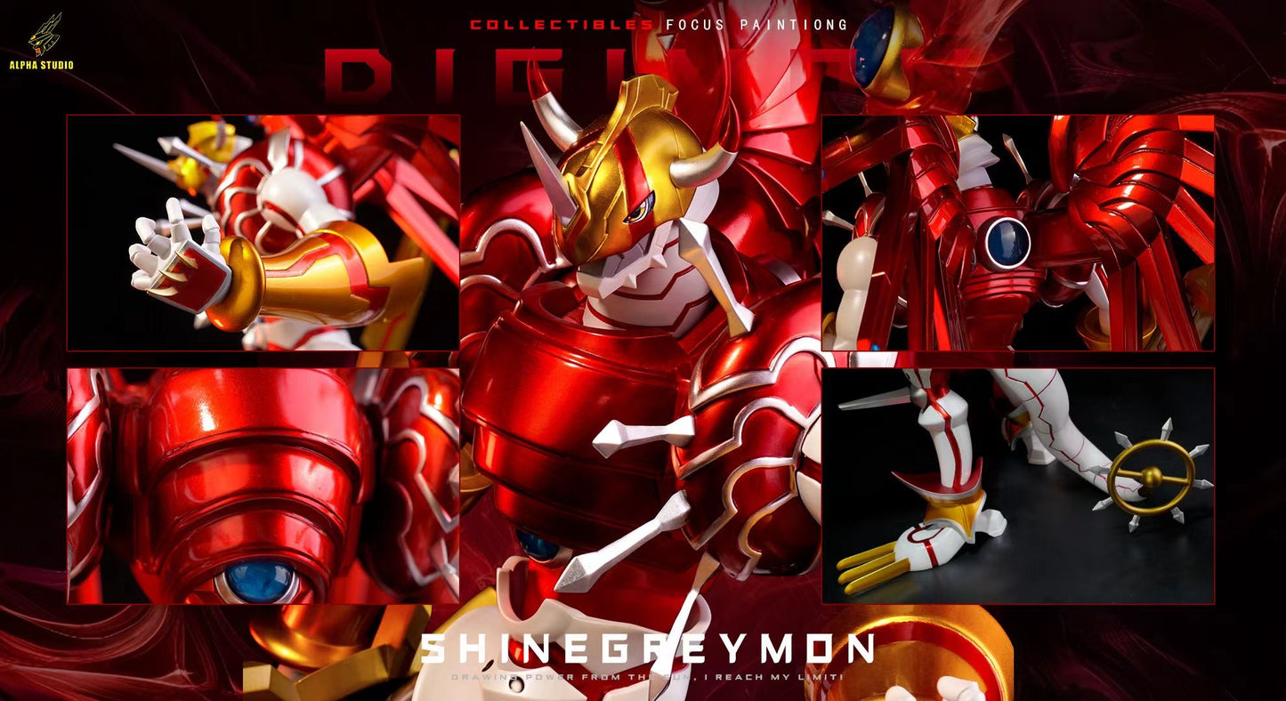 Alpha Studio - Alpha Studio Digimon Savers ShineGreymon | Alpha Studio 数码宝贝拯救者 闪光暴龙兽 - Image 6