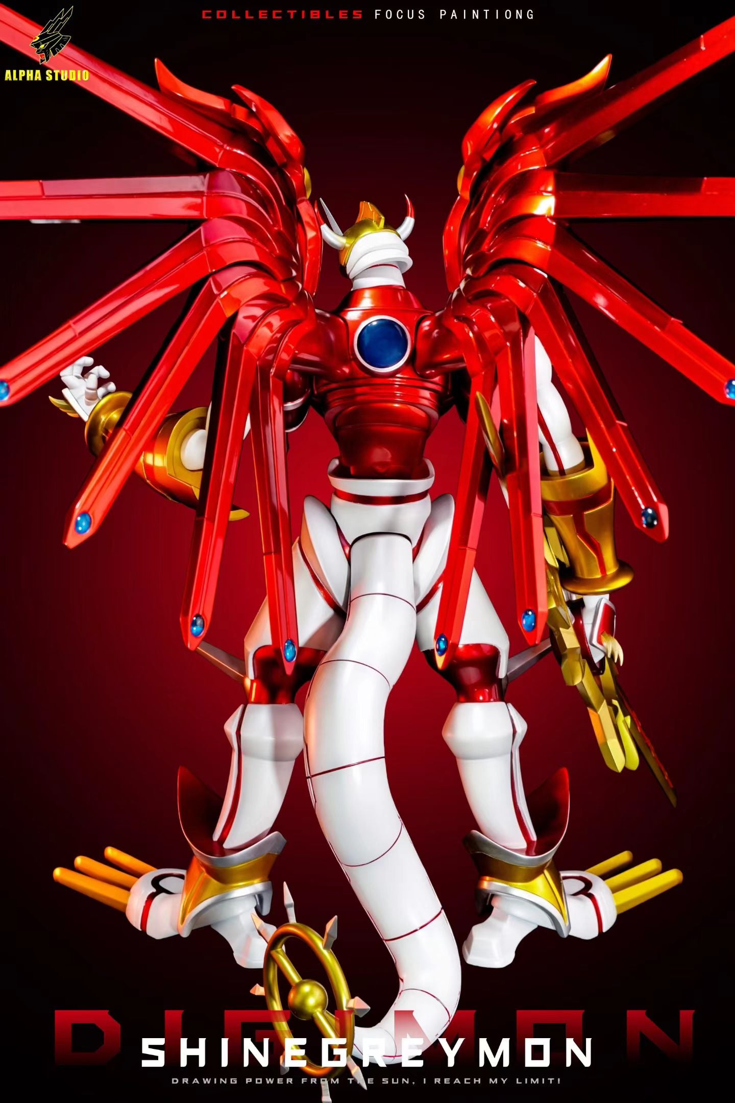 Alpha Studio - Alpha Studio Digimon Savers ShineGreymon | Alpha Studio 数码宝贝拯救者 闪光暴龙兽 - Image 8