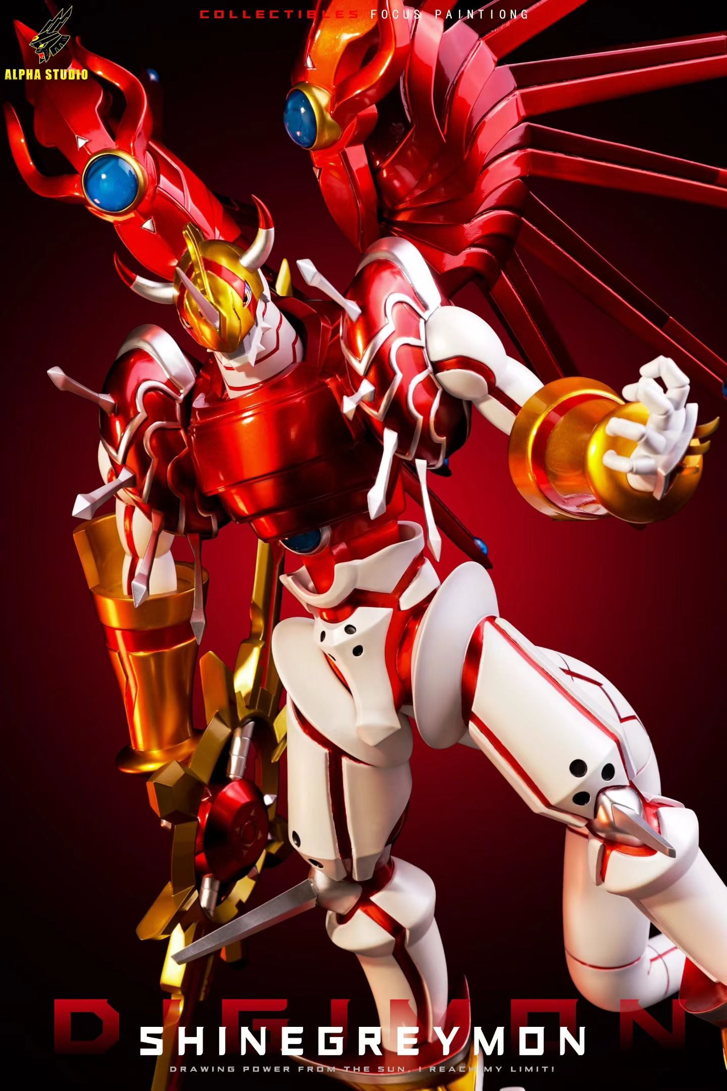 Alpha Studio - Alpha Studio Digimon Savers ShineGreymon | Alpha Studio 数码宝贝拯救者 闪光暴龙兽 - Image 5