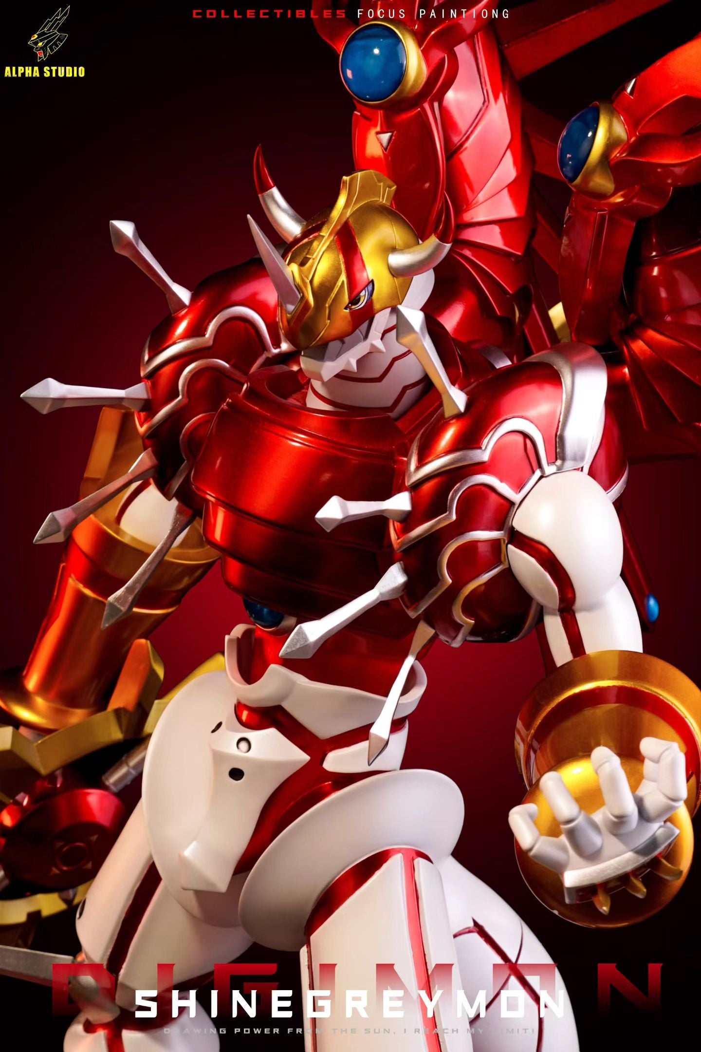 Alpha Studio - Alpha Studio Digimon Savers ShineGreymon | Alpha Studio 数码宝贝拯救者 闪光暴龙兽 - Image 4