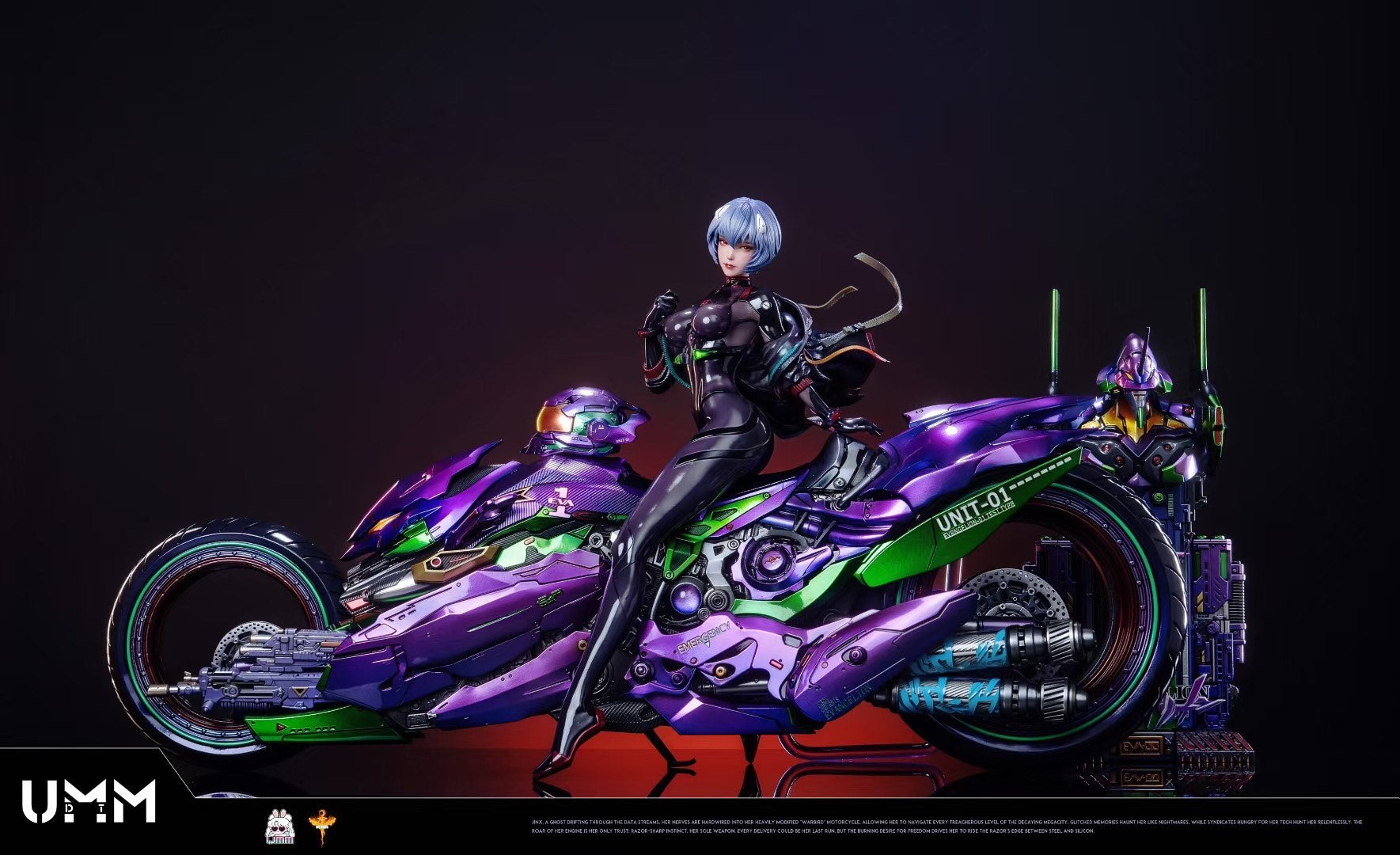 DT Studio - Rei Ayanami Sci-Fi Motorcycle | 绫波丽科幻机车 DT Studio - Rei Ayanami Sci-Fi Motorcycle | 绫波丽科幻机车