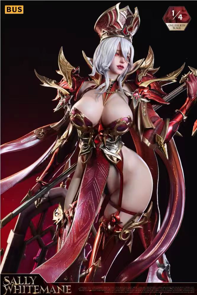 BUS Studio - Licensed BUS Whitemane High Inquisitor Scarlet Crusade Priestess of Light 1/4 Statue | 版权 BUS 怀特迈恩 大检察官 血色十字军 圣光女祭祀 1/4雕像 - Image 5
