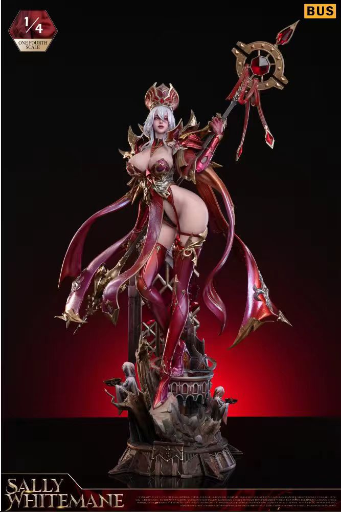 BUS Studio - Licensed BUS Whitemane High Inquisitor Scarlet Crusade Priestess of Light 1/4 Statue | 版权 BUS 怀特迈恩 大检察官 血色十字军 圣光女祭祀 1/4雕像 - Image 1