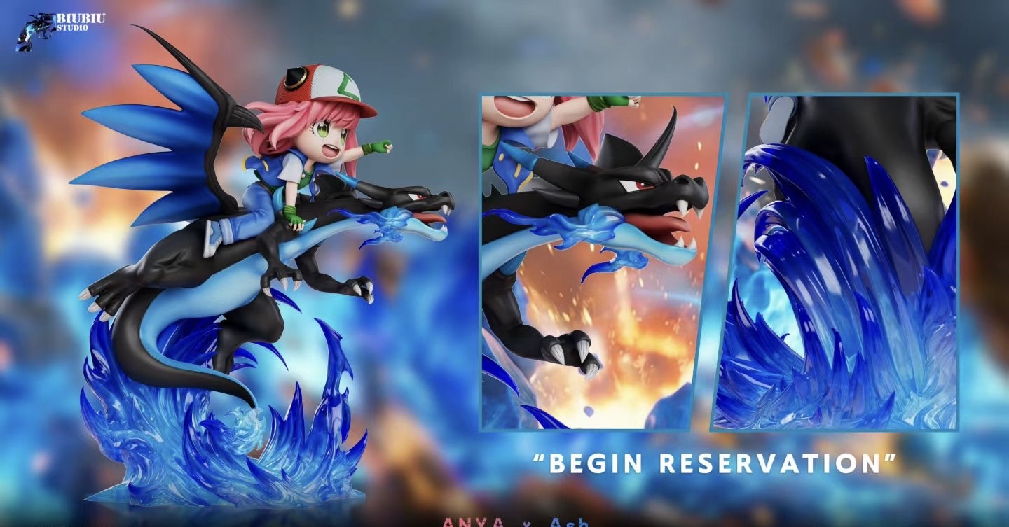 Biubiu Studio - Anya Trainer Series Vol 1 Mega Charizard X | 阿尼亚训练师系列 第1弹 mega喷火龙X - Image 3