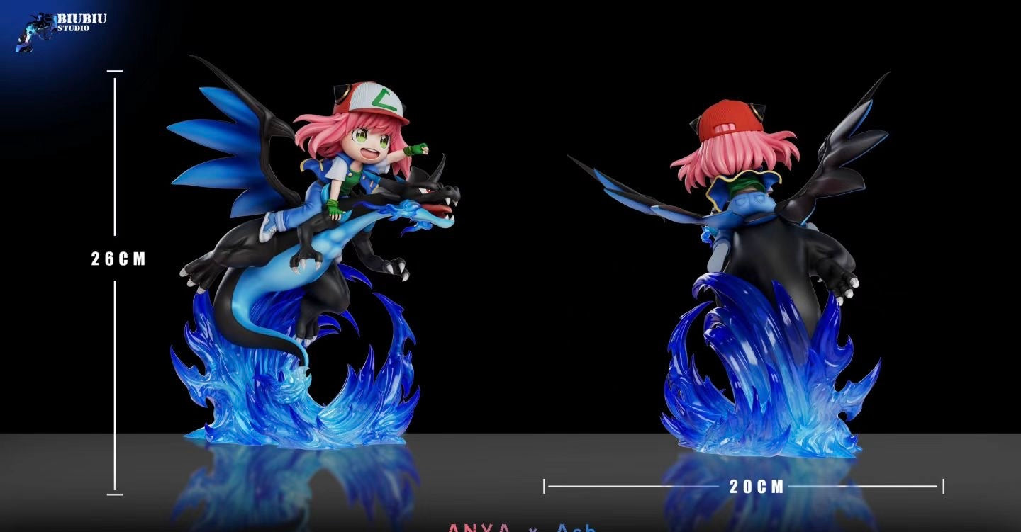 Biubiu Studio - Anya Trainer Series Vol 1 Mega Charizard X | 阿尼亚训练师系列 第1弹 mega喷火龙X - Image 2