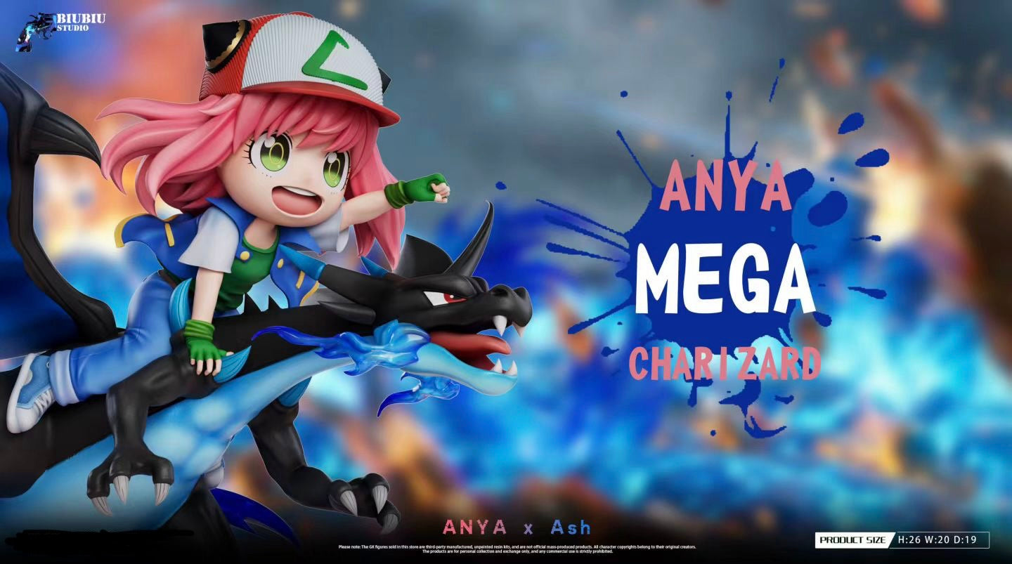 Biubiu Studio - Anya Trainer Series Vol 1 Mega Charizard X | 阿尼亚训练师系列 第1弹 mega喷火龙X - Image 4
