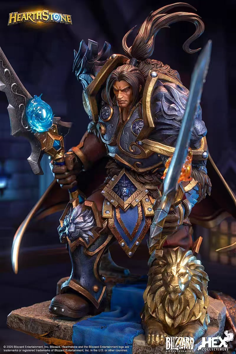 Blizzard Studio - Licensed Hearthstone Varian Wrynn Collector's Statue | 版权 炉石传说 瓦里安 乌瑞恩典藏雕像 - Image 3