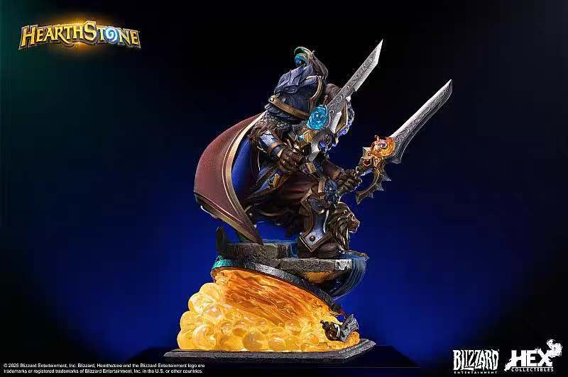 Blizzard Studio - Licensed Hearthstone Varian Wrynn Collector's Statue | 版权 炉石传说 瓦里安 乌瑞恩典藏雕像 - Image 6