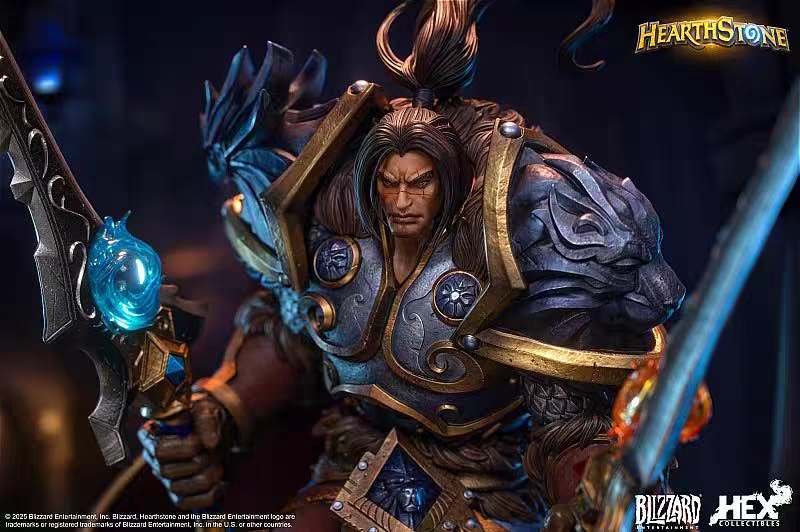 Blizzard Studio - Licensed Hearthstone Varian Wrynn Collector's Statue | 版权 炉石传说 瓦里安 乌瑞恩典藏雕像 - Image 7