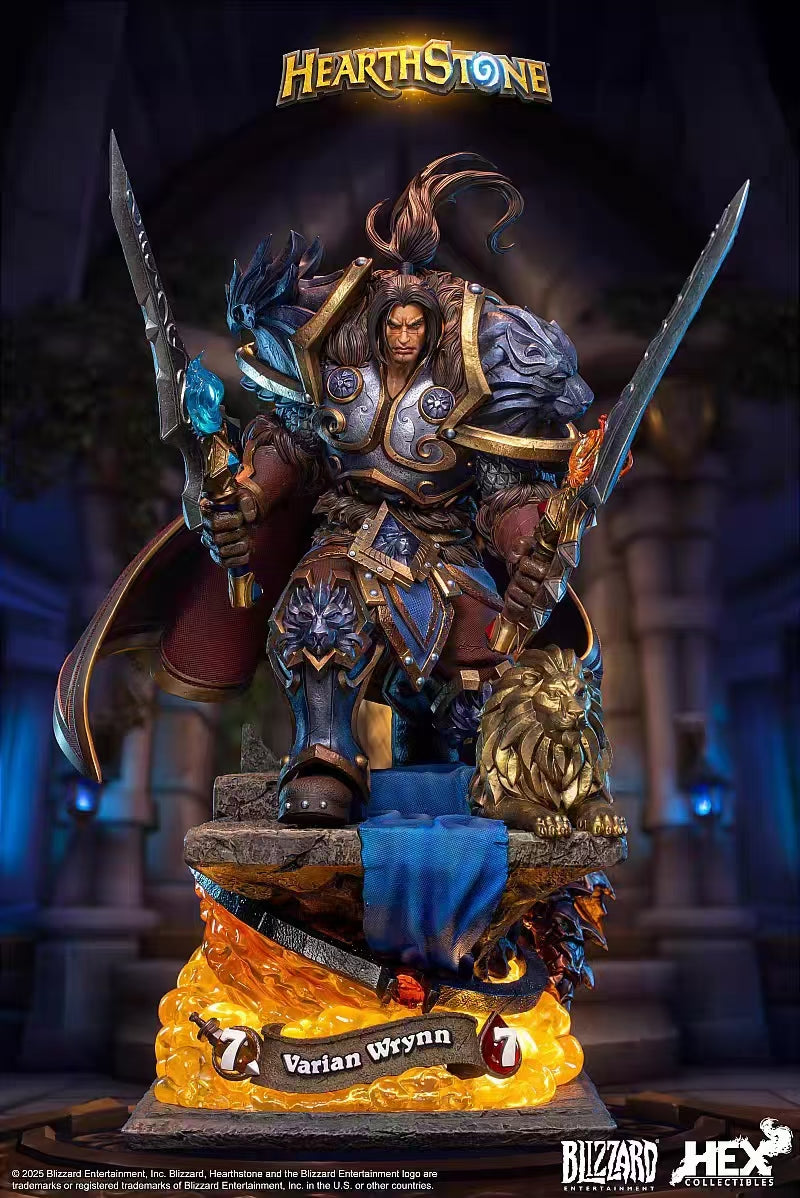 Blizzard Studio - Licensed Hearthstone Varian Wrynn Collector's Statue | 版权 炉石传说 瓦里安 乌瑞恩典藏雕像 - Image 5