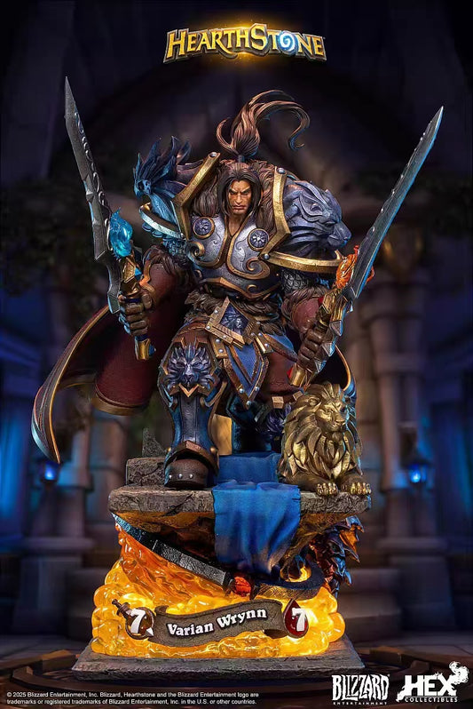 Blizzard Studio - Licensed Hearthstone Varian Wrynn Collector's Statue | 版权 炉石传说 瓦里安 乌瑞恩典藏雕像 - Image 5